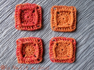 Bag Log CABIN crochet 